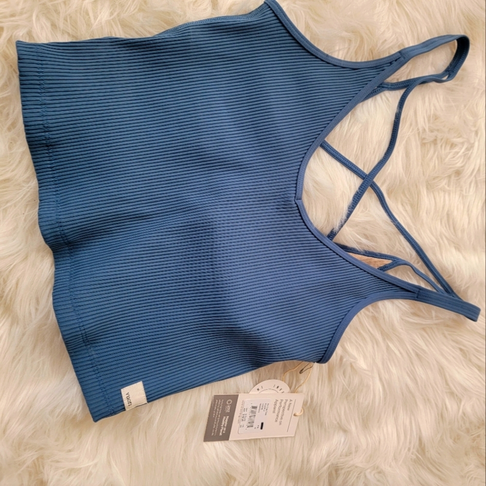 Vuori ribbed crop top size med